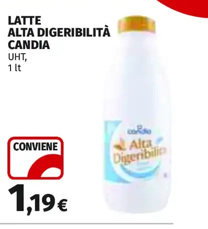 Latte alta digeribilità Candia