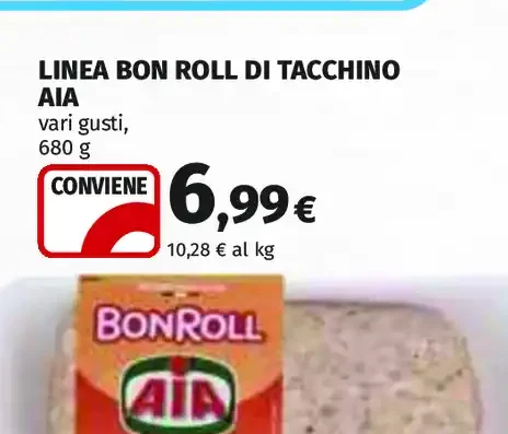 Linea Bon Roll di tacchino AIA
