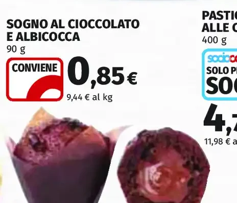 Sogno al cioccolato e albicocca