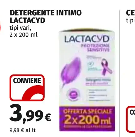 Detergente intimo Lactacyd
