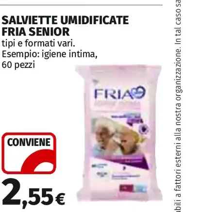 Salviette umidificate Fria Senior