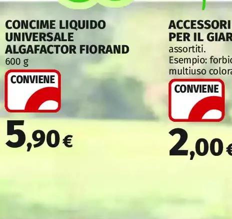 Concime liquido universale Algafactor Fiorand
