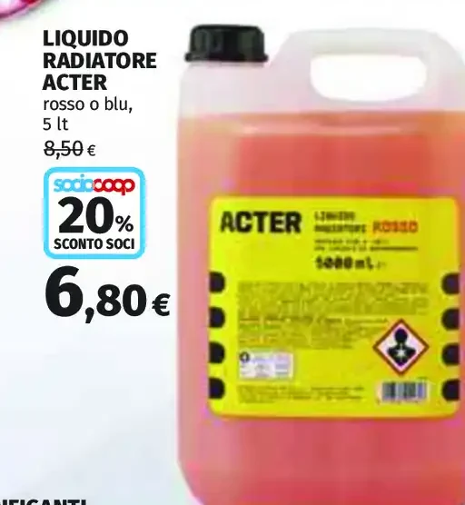 Liquido radiatore Acter