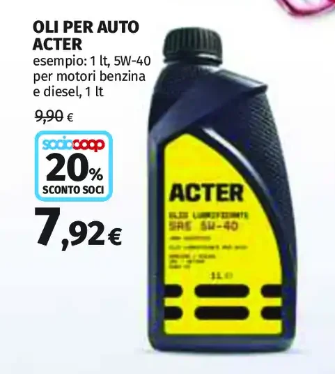 Olio motore Acter 5W-40