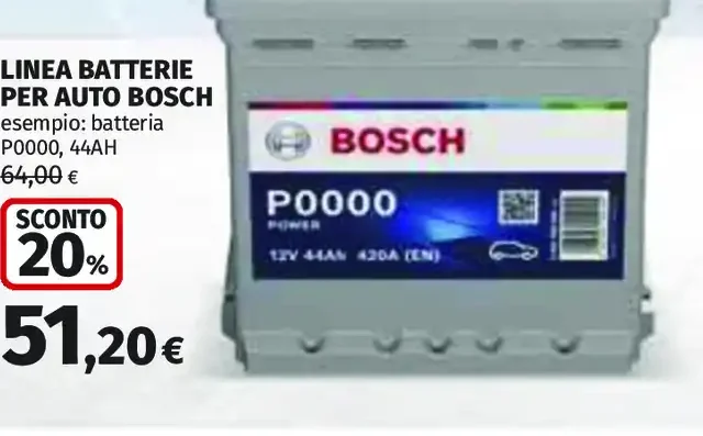 Batteria auto Bosch P0000