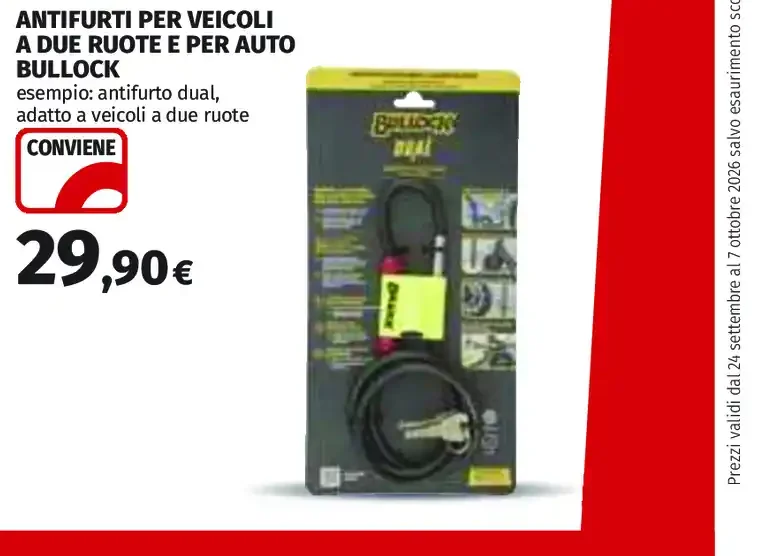 Antifurto Bullock per veicoli