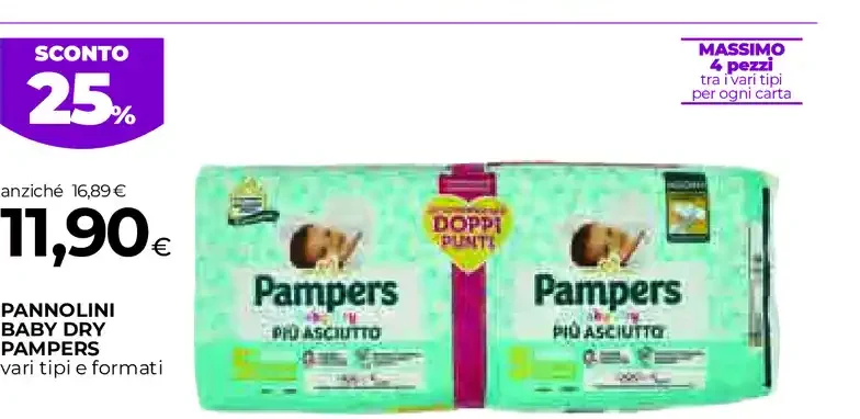 Pannolini baby dry