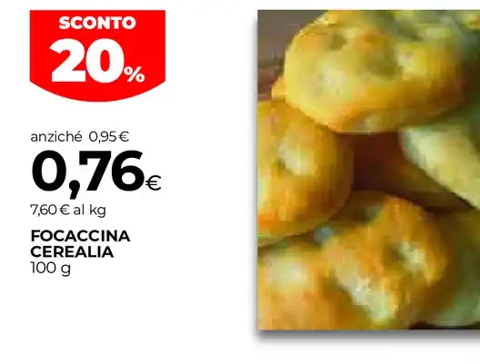 Focaccina cerealia