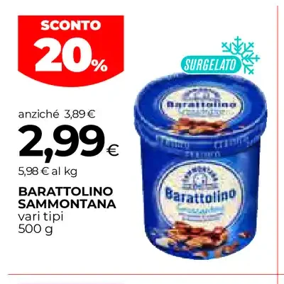 Barattolino Sammontana vari tipi