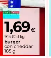 Sottilette Burger con cheddar