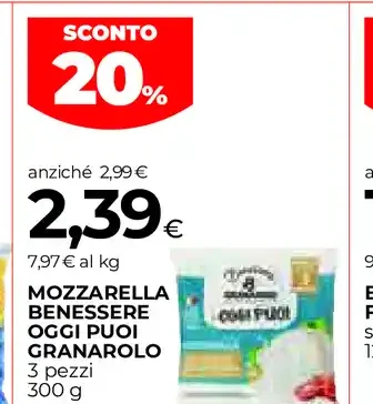 Mozzarella Benessere Oggi Buono Granarolo