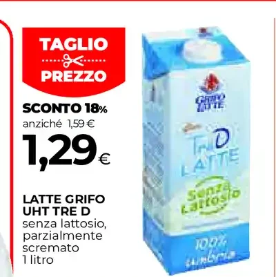 Latte Grifo UHT tre D