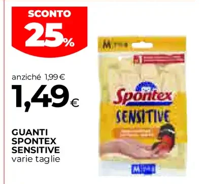 Guanti Spontex Sensitive