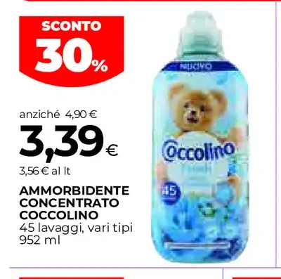 Ammorbidente concentrato Coccolino