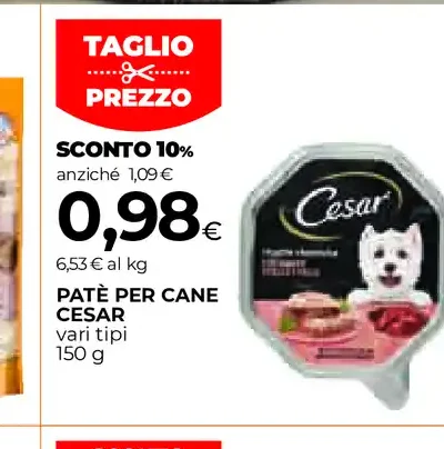 Paté per cane Cesar