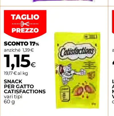 Snack per gatto CatIsfactions
