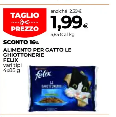 Alimento per gatto Le Ghiottonerie Felix
