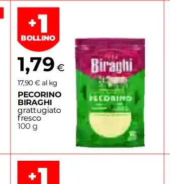Pecorino Biraghi grattugiato fresco