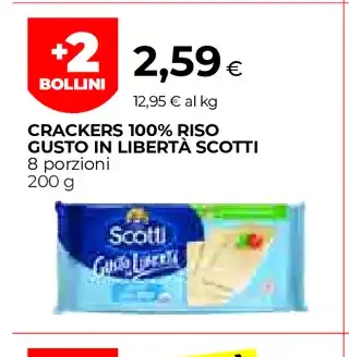 Crackers 100% riso Scotti