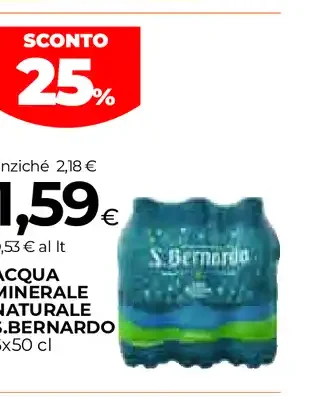 Acqua minerale naturale S. Bernardo