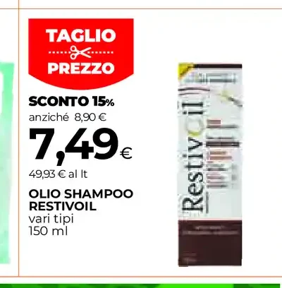 Olio shampoo Restivoil
