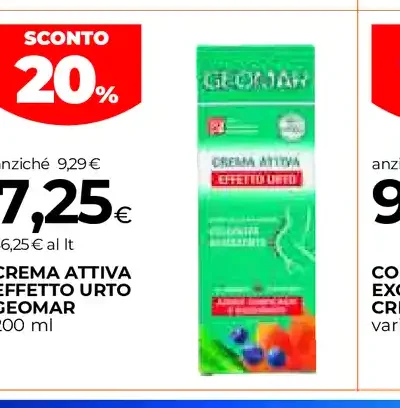 Crema Attiva Effetto Urto Geomar