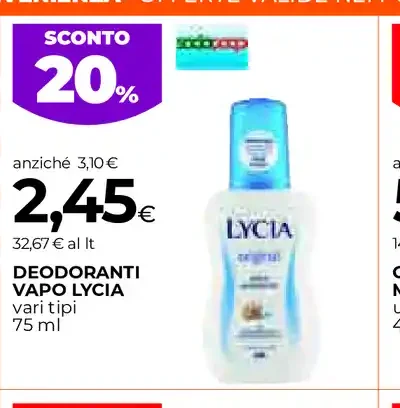 Deodorante Vapo Lycia