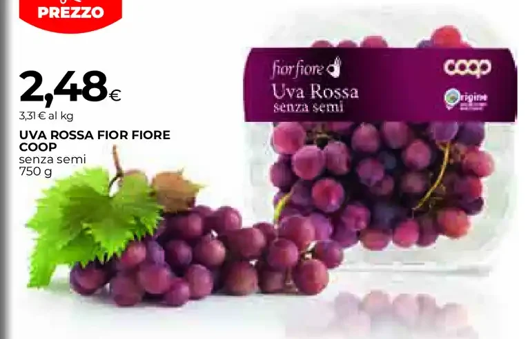 Uva rossa Fior Fiore Coop