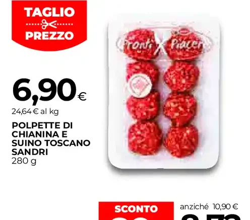 Polpette di Chianina e suino toscano Sandri
