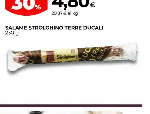 Salame Strolghino Terre Ducali