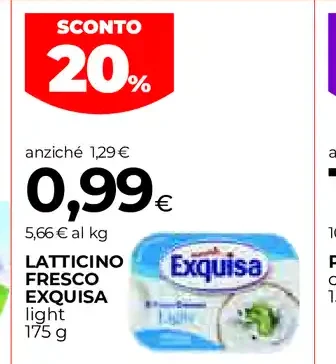 Latticino fresco Exquisa light