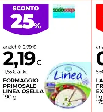 Formaggio primosale Linea Osella