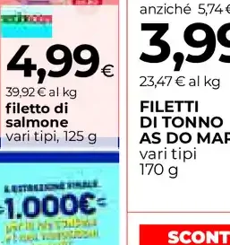 Filetto di salmone Rio Mare