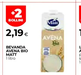 Bevanda avena bio Matt