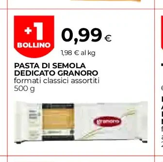 Pasta di semola Dedicato Granoro