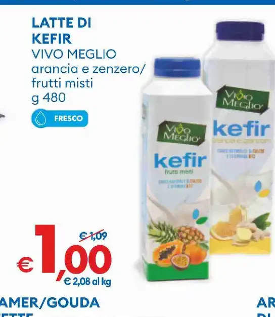 Latte di kefir