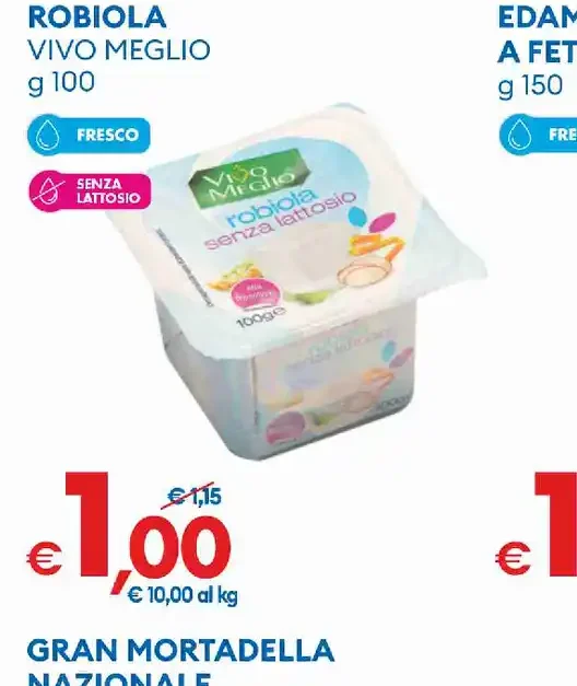 Robiola senza lattosio