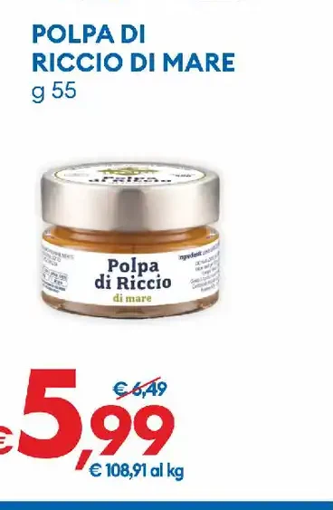 Polpa di riccio di mare