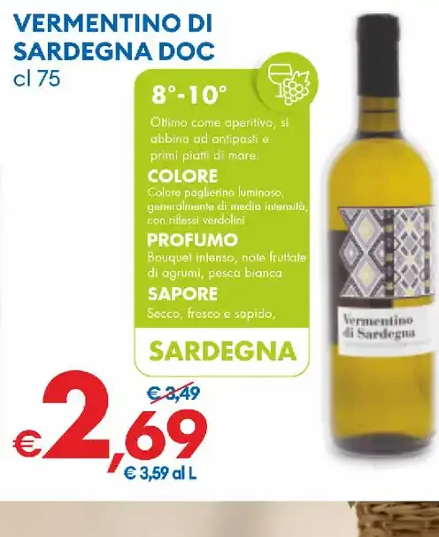 Vermentino di Sardegna DOC
