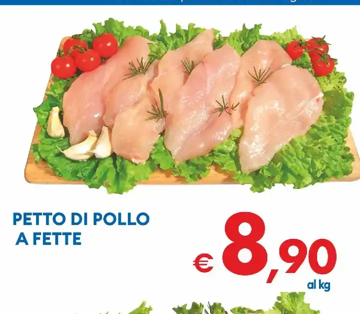 Petto di pollo a fette