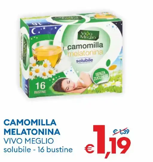 Camomilla melatonina