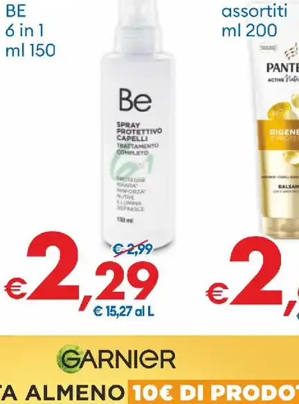 Spray protettivo capelli