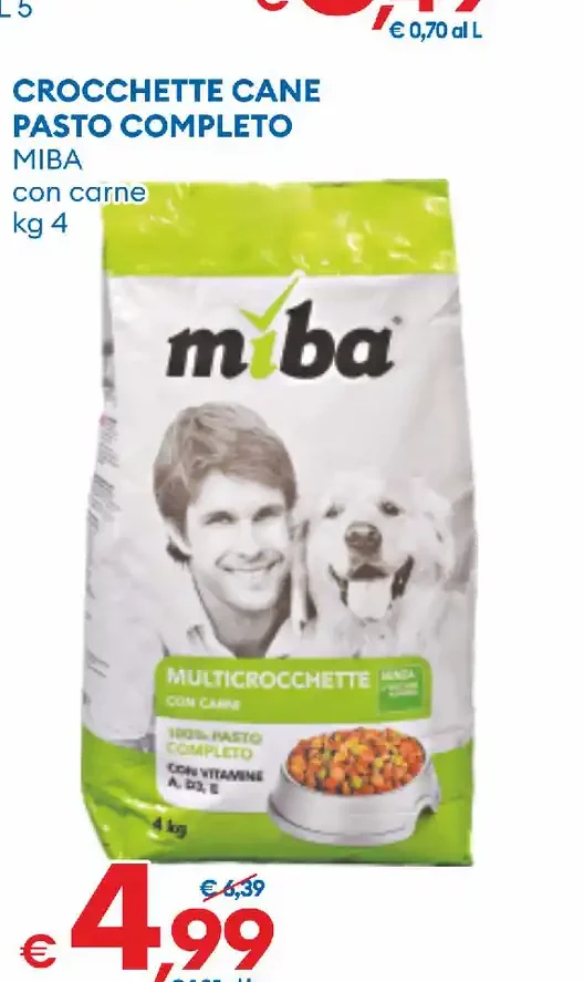 Crocchette cane pasto completo