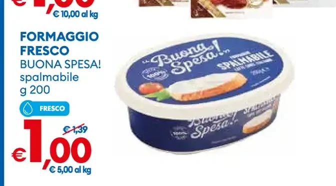 Formaggio fresco spalmabile