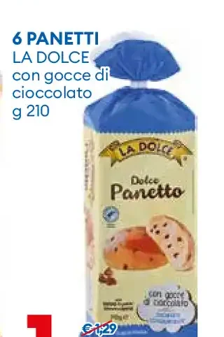 Panetti con gocce di cioccolato