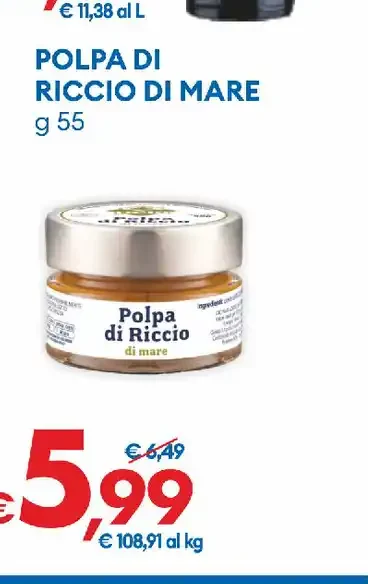 Polpa di riccio di mare