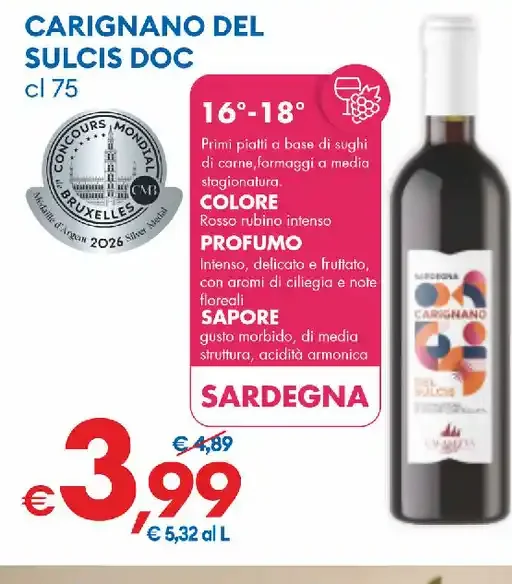 Carignano del Sulcis DOC