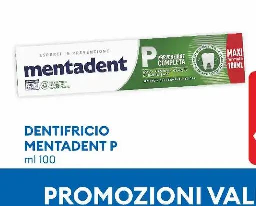 Dentifricio Mentadent P