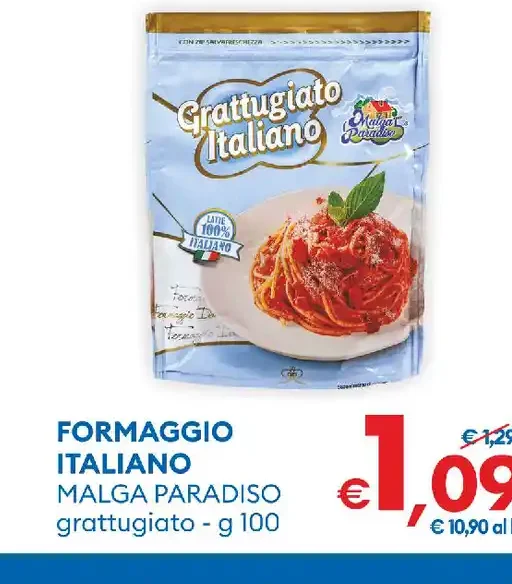 Formaggio italiano grattugiato