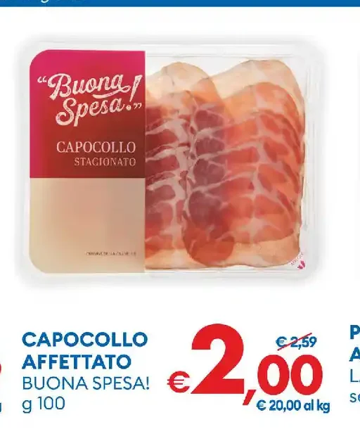 Capocollo affettato